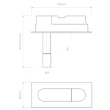 Astro Digit LED II Bronze Interior Reading Light