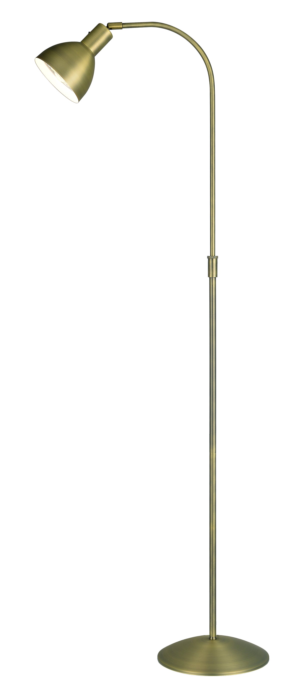 Halo Design Angora Floor Lamp Antique Brass