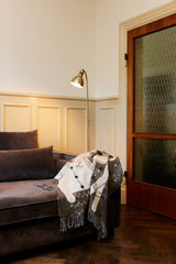 Halo Design Angora Floor Lamp Antique Brass