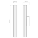 Astro io 665 Polished Chrome Bathroom Wall Light