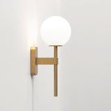 Astro Tacoma Single Antique Brass Bathroom Wall Light