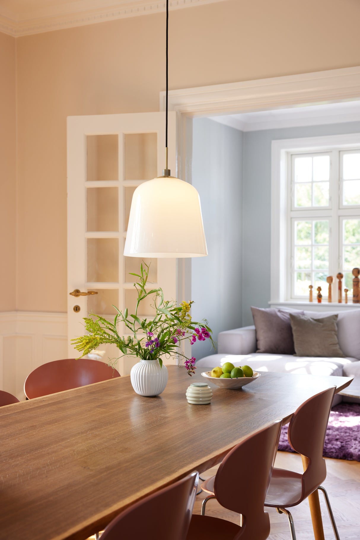 Halo Design Room 49 Pendent Ø30 Opal / Antique Brass