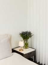 Halo Design Room 49 Portable Table Lamp Opal  / Antique Brass