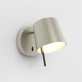 Astro Miura Wall Base Matt Nickel Interior Wall Light