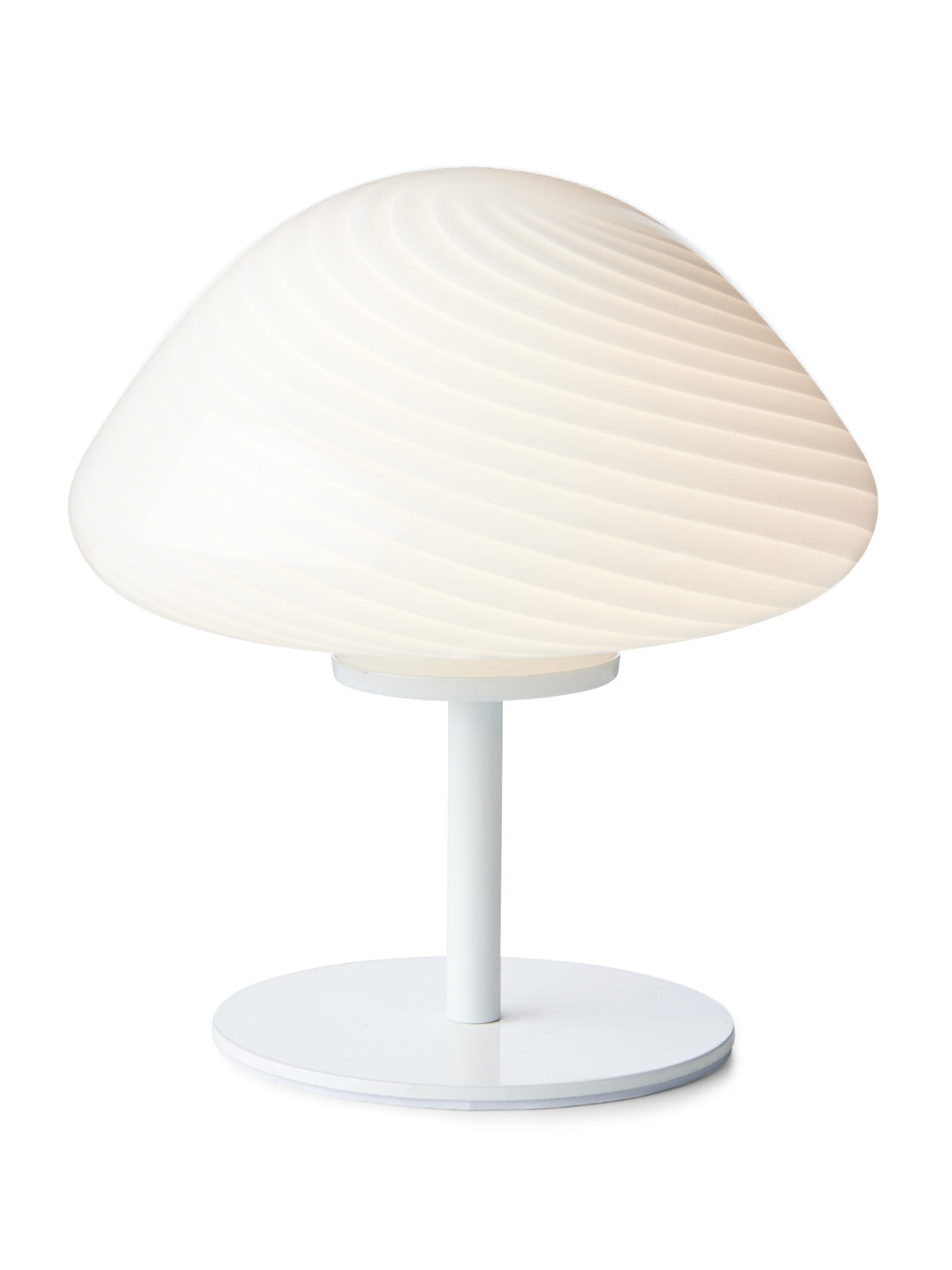 Halo Design Candy Mini Mush Table Lamp White Glass