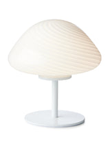 Halo Design Candy Mini Mush Table Lamp White Glass