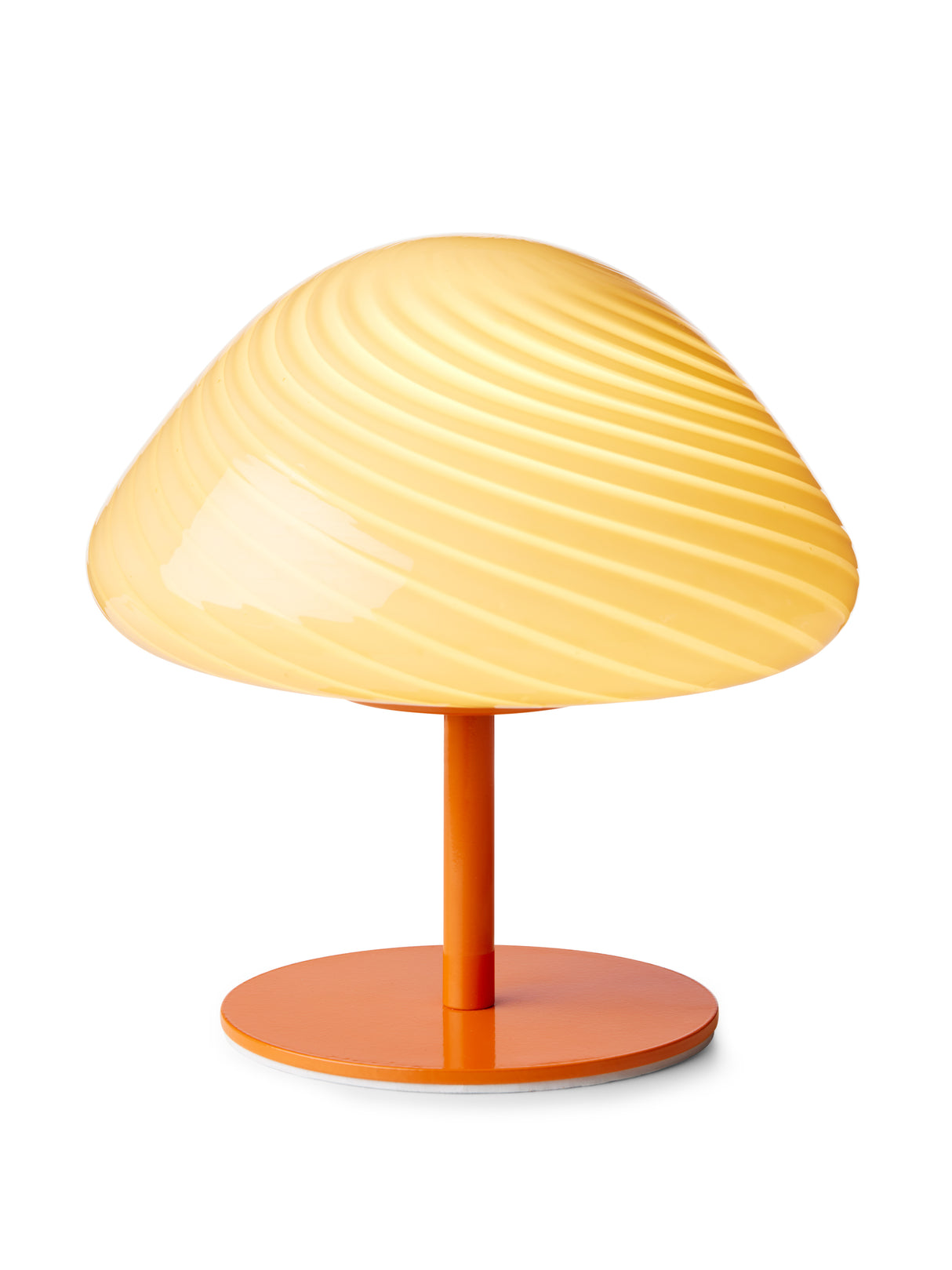 Halo Design Candy Mini Mush Table Lamp Orange Glass