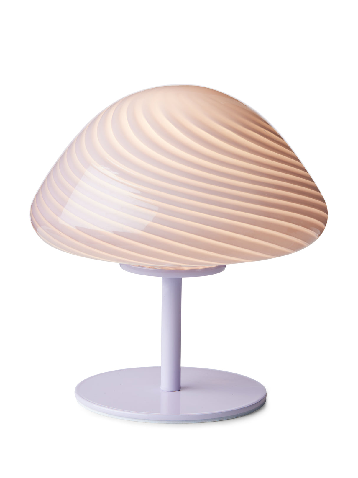 Halo Design Candy Mini Mush Table Lamp Purple Glass