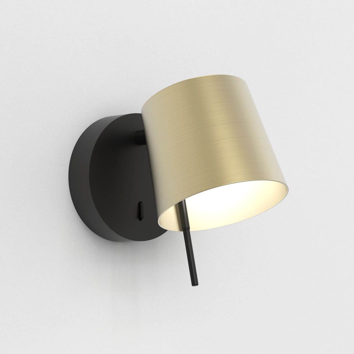 Astro Miura Wall Base Matt Black Interior Wall Light