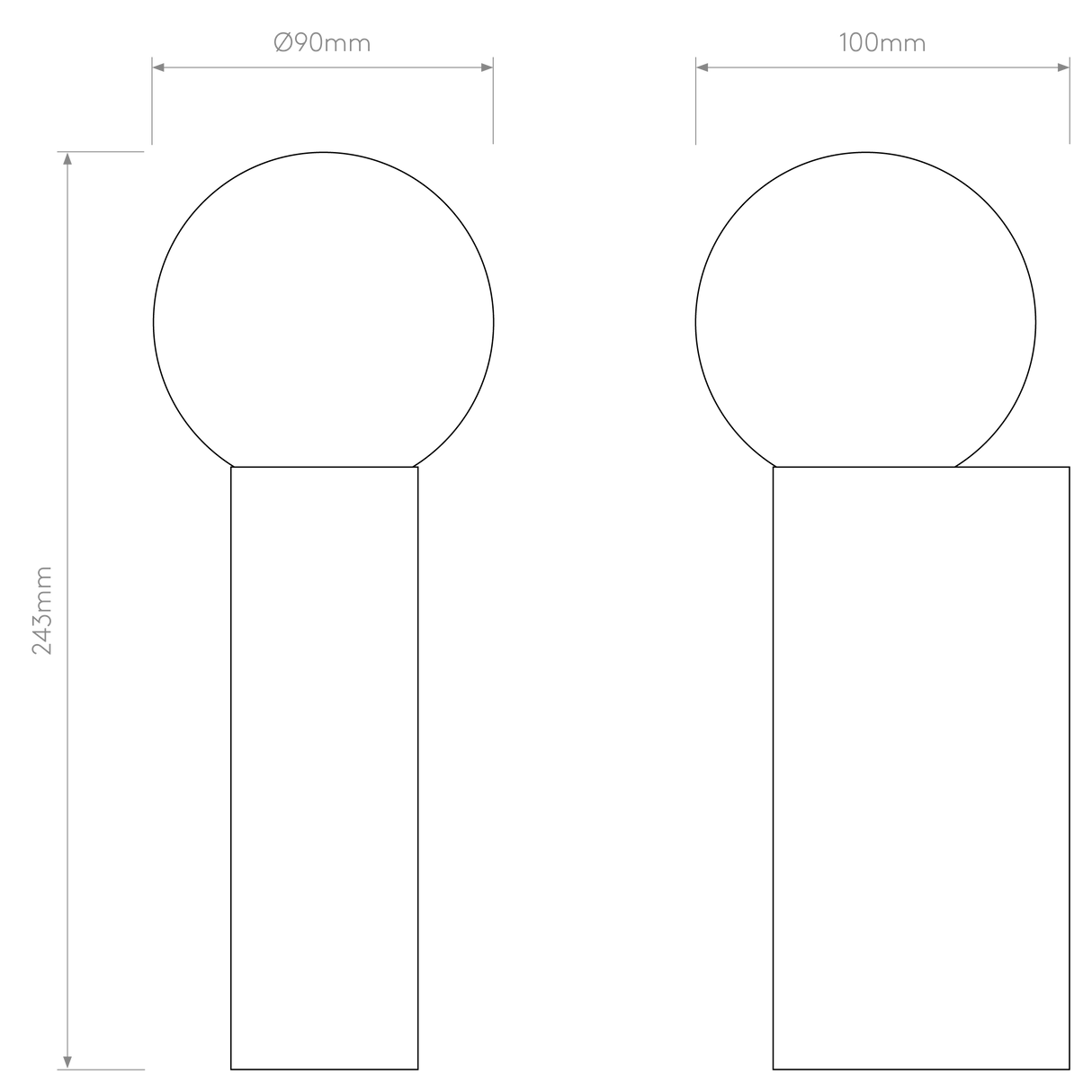 Astro Ortona Single Matt Black Bathroom Wall Light