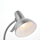 Endon Amalfi Task Table Lamp with USB Satin Nickel