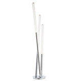 Endon Glacier 3lt floor Lamp Polished stainless steel & clear bubble acrylic