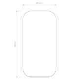 Astro Tacoma Reed Glass White (Opal) Lampshade Shade