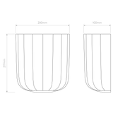 Astro Veo Matt Nickel Interior Wall Light