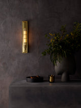 Astro Harvard 500 Natural Brass Outdoor Wall Light