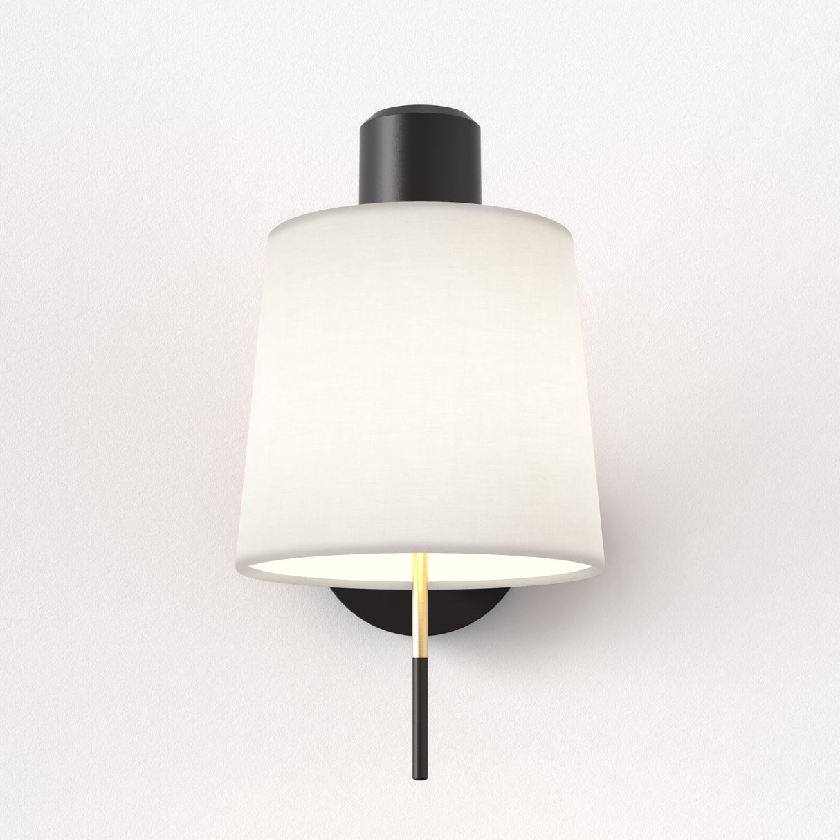 Astro Edward Wall Base Matt Black Interior Wall Light