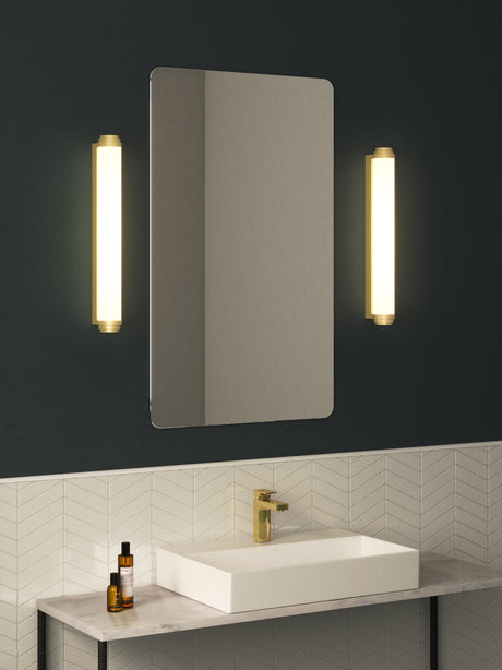 Astro Burlington 600 Phase Matt Gold Bathroom Wall Light