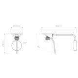 Astro Mitsu Swing Arm Base Bronze Interior Wall Light