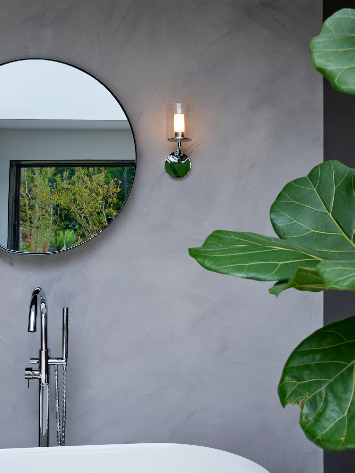 Astro Elena Polished Chrome Bathroom Wall Light