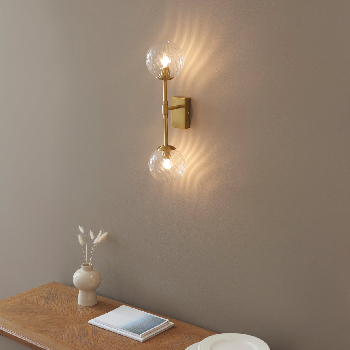 Amos Buckland Twin Wall Light