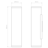 Astro Ava 300 Solid Brass Outdoor Wall Light