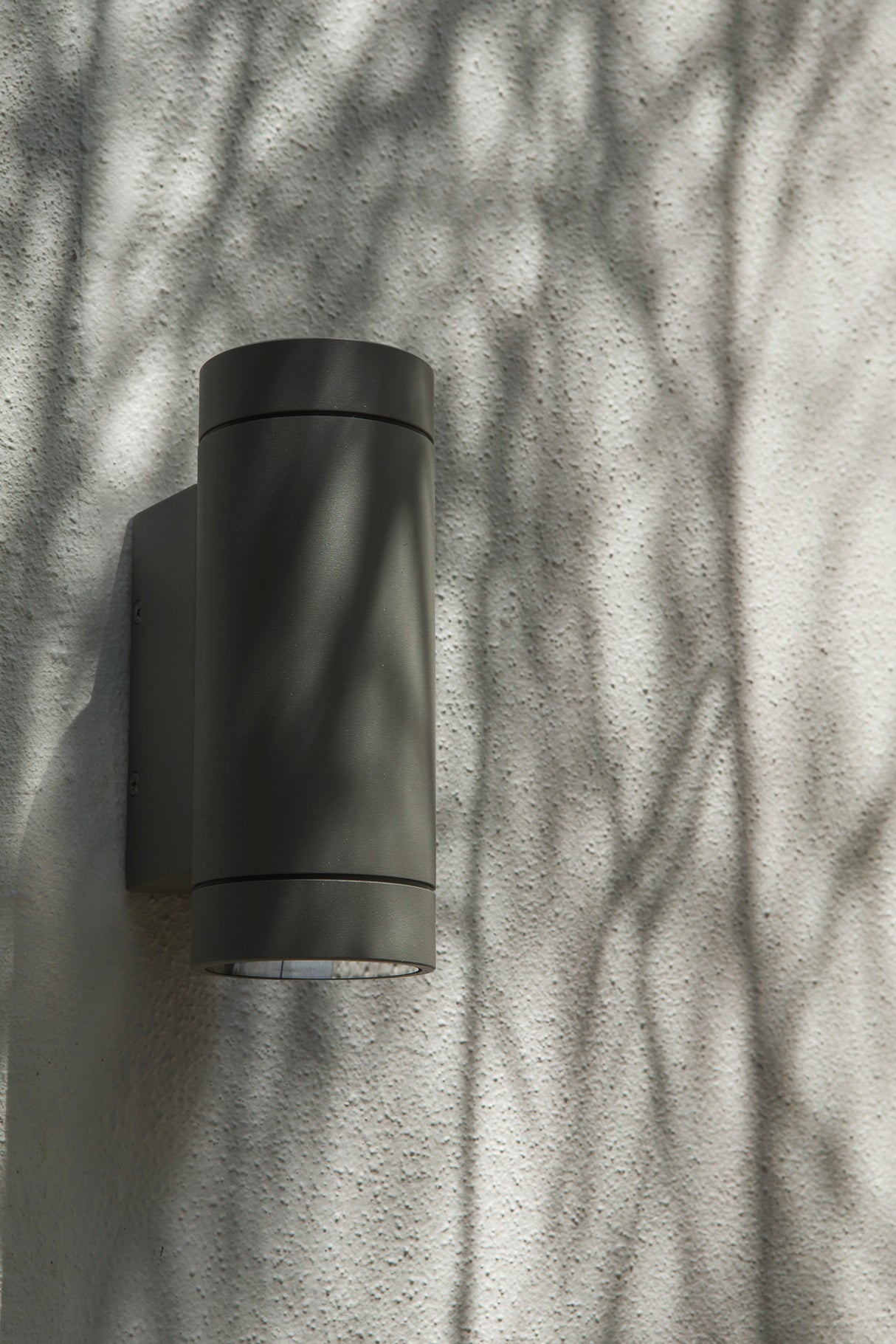 Astro Dartmouth Twin LED Textured Black Outdoor Wall Light