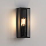 Astro Messina 130 Textured Black Outdoor Wall Light