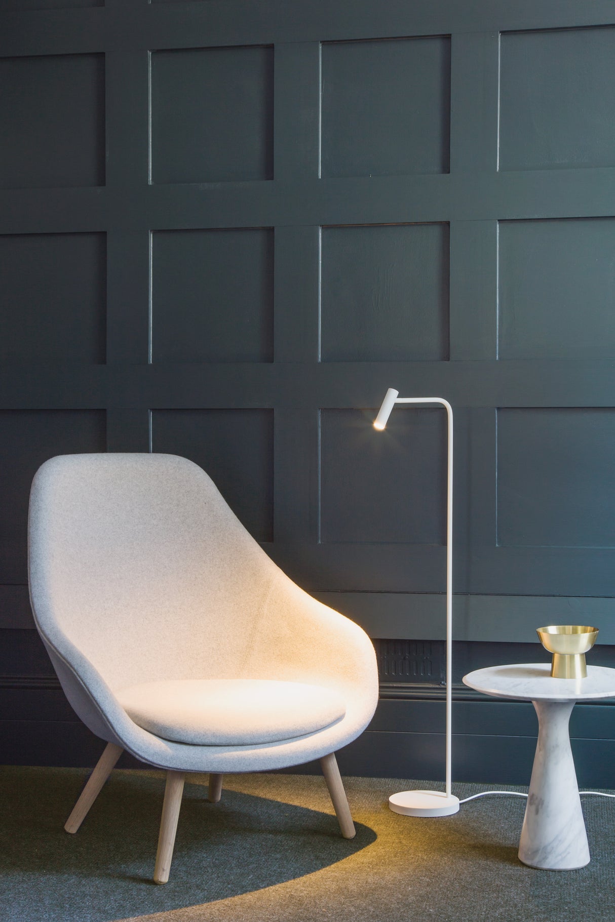 Astro Enna Floor LED Matt White Interior Floor Light