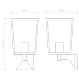 Astro Farringdon Textured Black Outdoor Wall Light