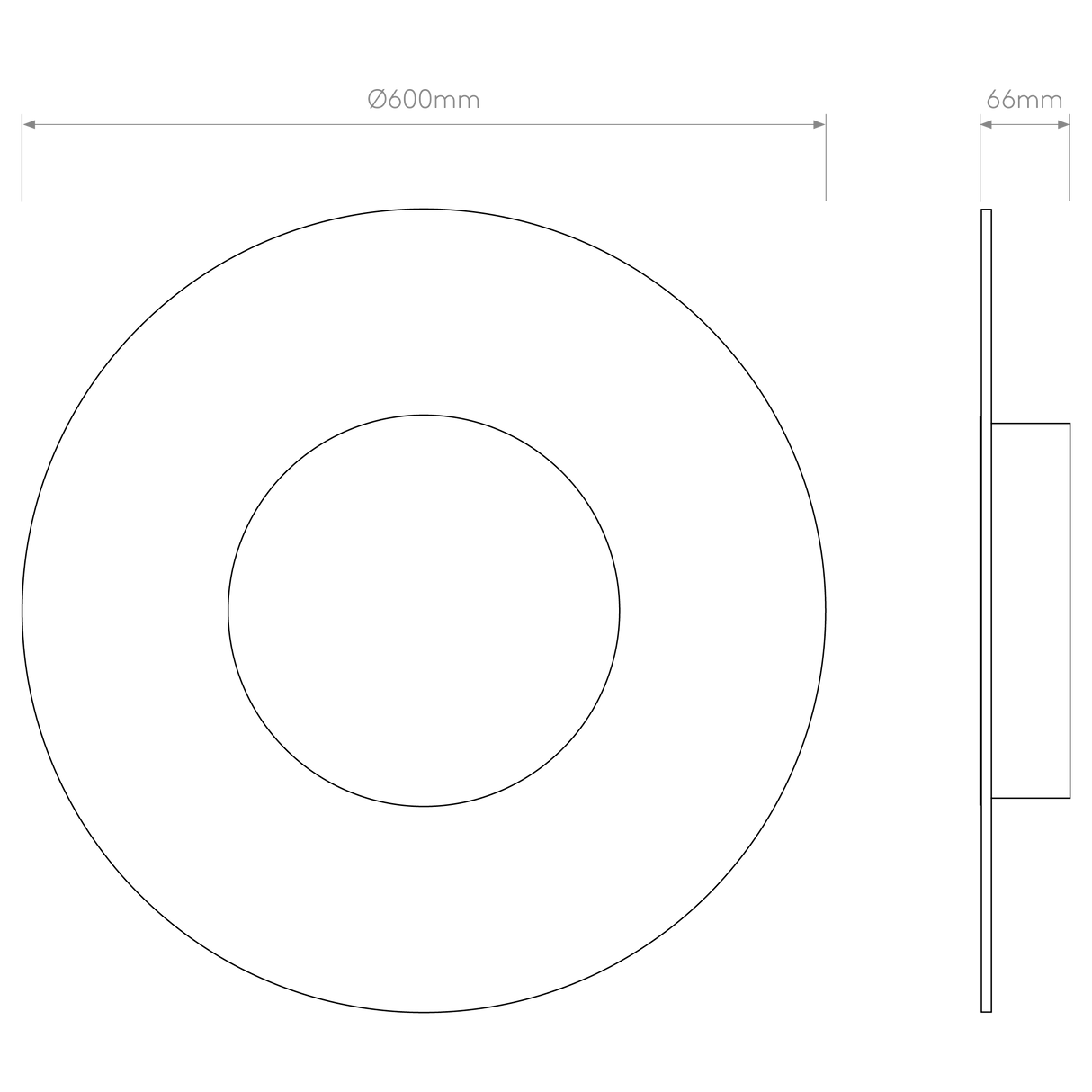Astro Halftone 600 Matt White Interior Wall Light