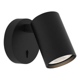 Astro Ascoli Single Switched Matt Black Interior Reading Light