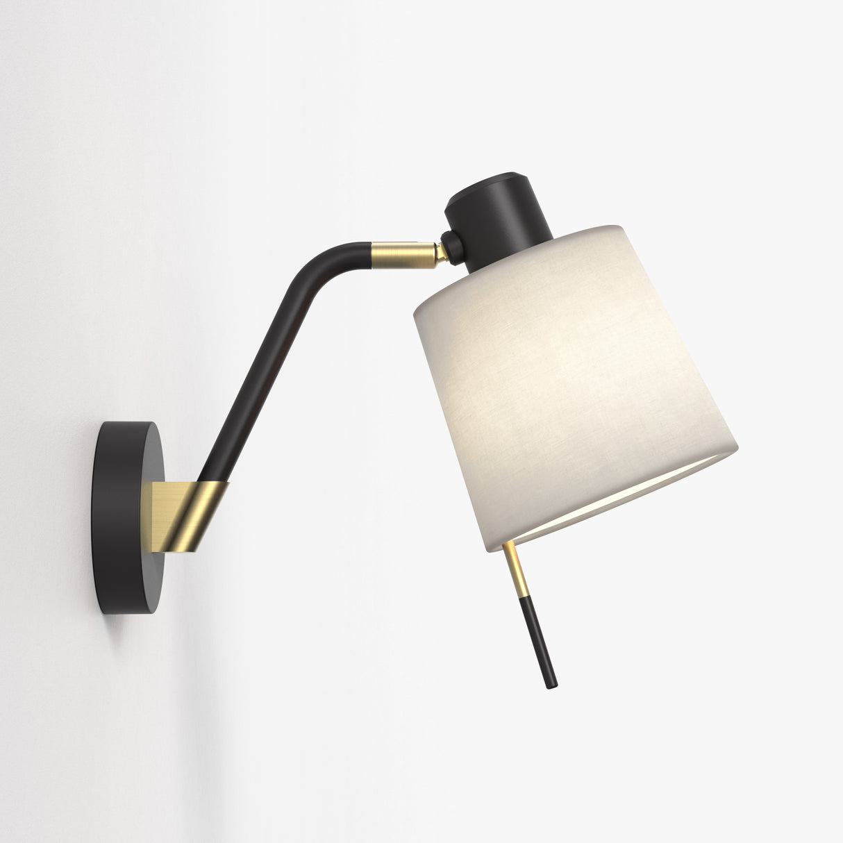 Astro Edward Wall Base Matt Black Interior Wall Light