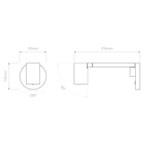 Astro Ascoli Swing Matt Black Interior Reading Light