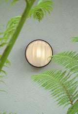 Astro Montreal Round 220 Textured Black Outdoor Wall Light