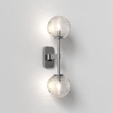 Astro Tacoma Twin Polished Chrome Bathroom Wall Light