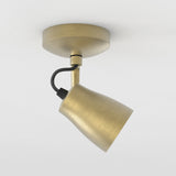 Astro Juno Single Matt Brushed Brass Interior Spotlight