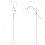 Astro Joel Floor Matt Black Interior Floor Light