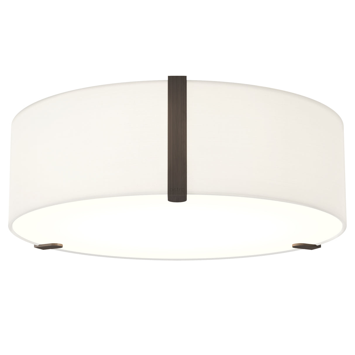 Astro Salina 400 Interior Ceiling Light White Fabric/Bronze