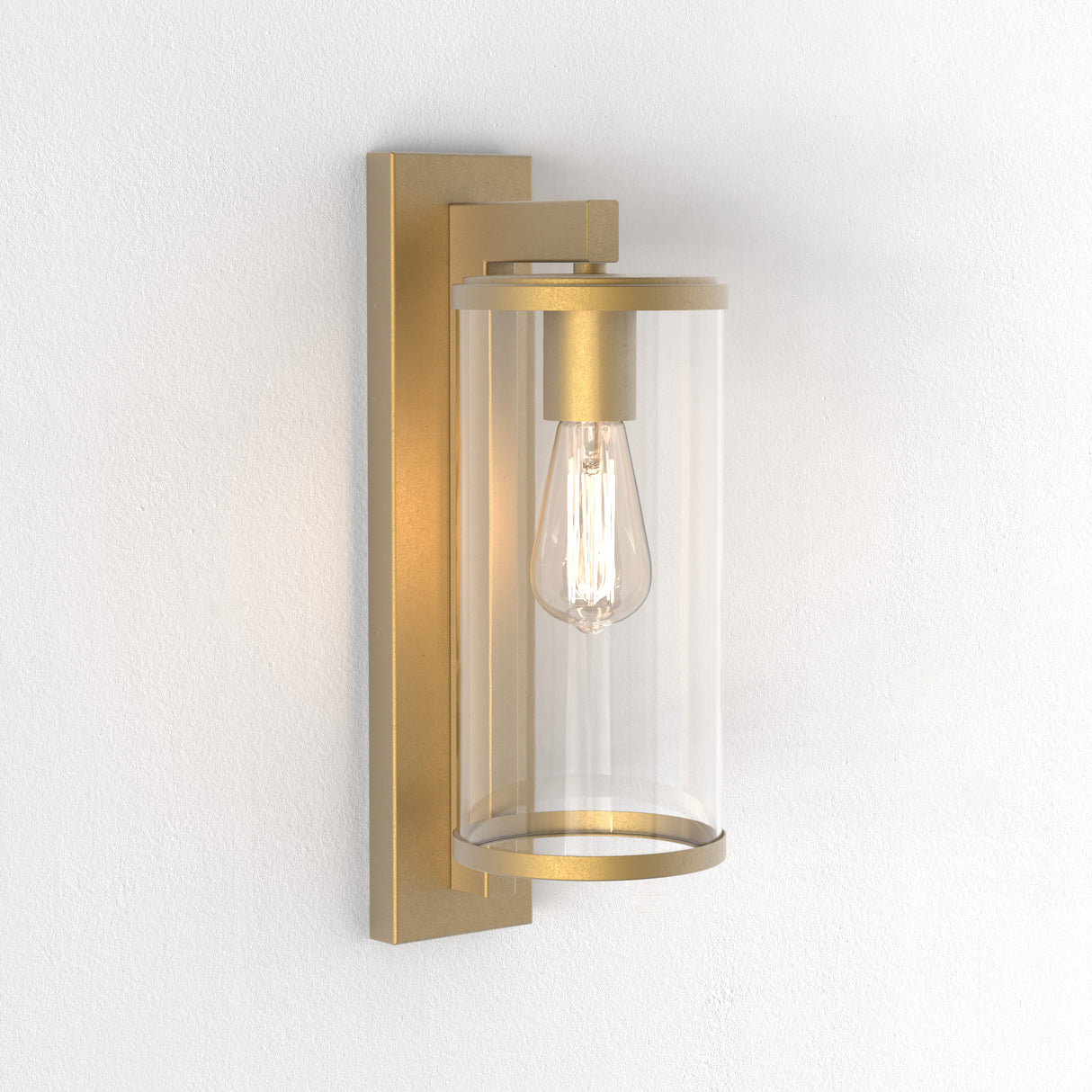 Astro Pimlico 400 Antique Brass Outdoor Wall Light