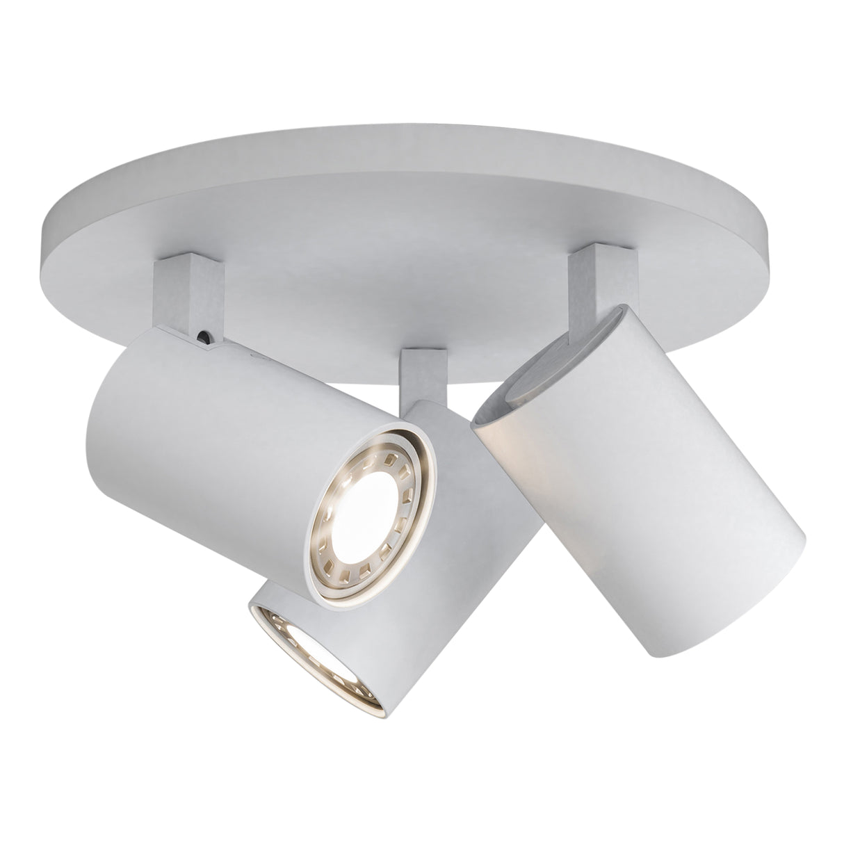 Astro Ascoli Triple Round Textured White Interior Spotlight