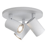 Astro Ascoli Triple Round Textured White Interior Spotlight