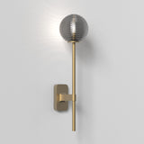 Astro Tacoma Single Grande Antique Brass Bathroom Wall Light