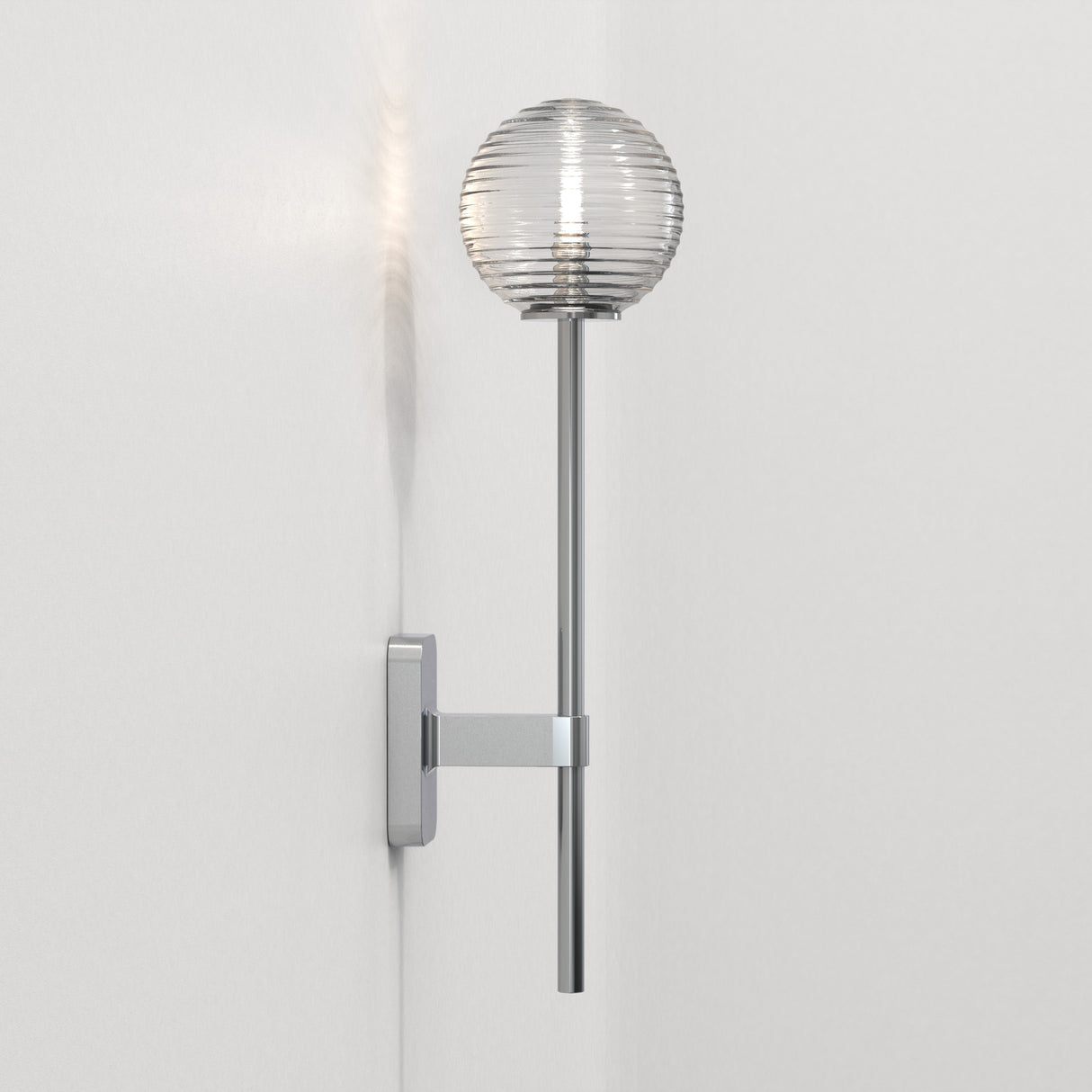 Astro Tacoma Single Grande Polished Chrome Bathroom Wall Light