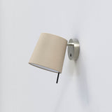 Astro Mitsu Wall Base Matt Nickel Interior Wall Light