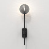 Astro Tacoma Single Grande Matt Black Bathroom Wall Light