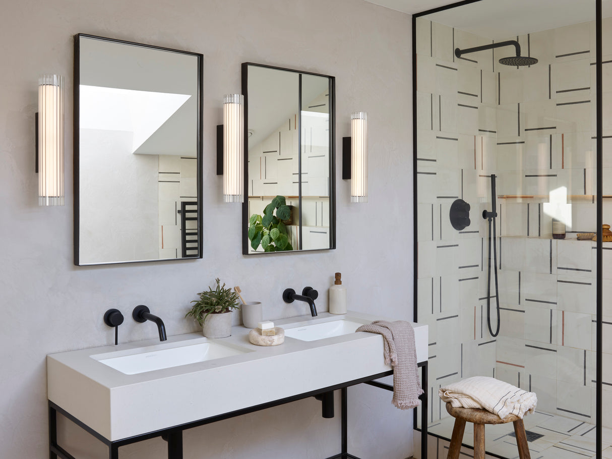 Astro io 420 Matt Black Bathroom Wall Light