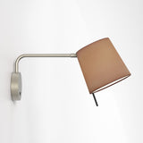 Astro Mitsu Swing Arm Base Matt Nickel Interior Wall Light