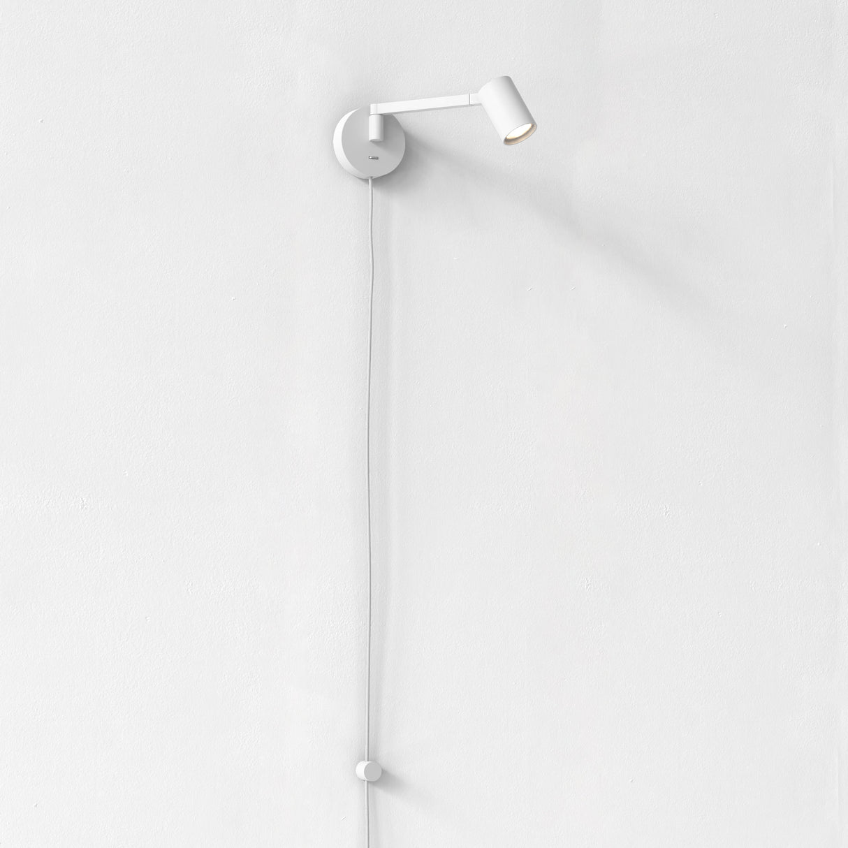 Astro Ascoli Swing Plug In Matt White Interior Reading Light