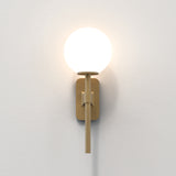 Astro Tacoma Single Antique Brass Bathroom Wall Light