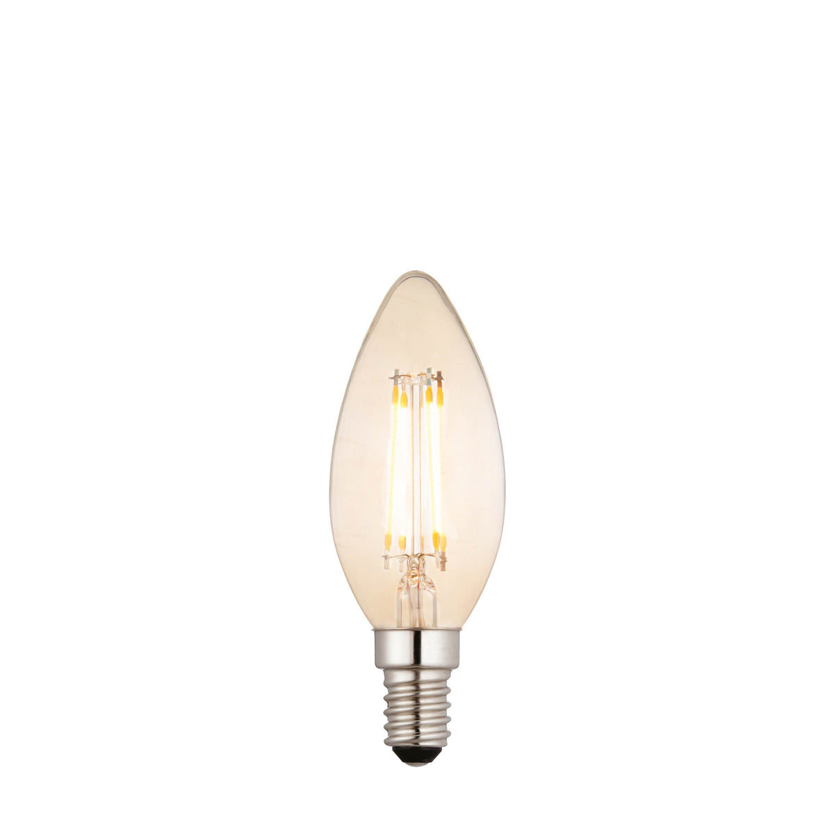Endon E14 LED Light Bulb Filament Candle Vintage Dimmable